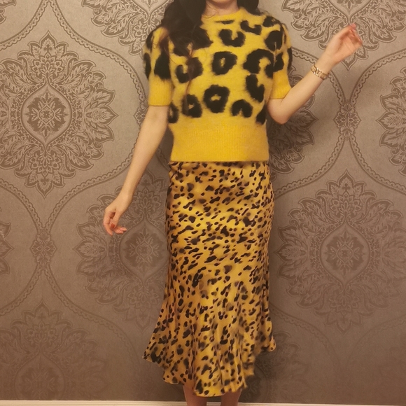 Miu Miu leopard print mohair blend sweater - Picture 9 of 15